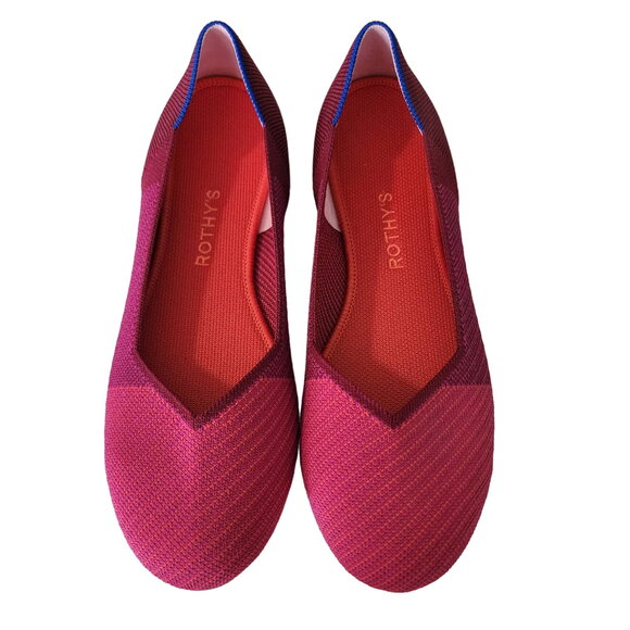 Rothy's Pomegranate Pop Flats Size 10.5 - Picture 2 of 7